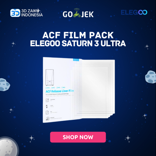 Original ELEGOO Saturn 3 Ultra ACF Film Pack - Isi 5 Pcs